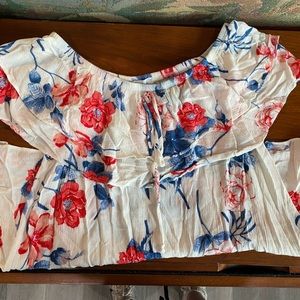 White Birch Off the Shoulder Blouse